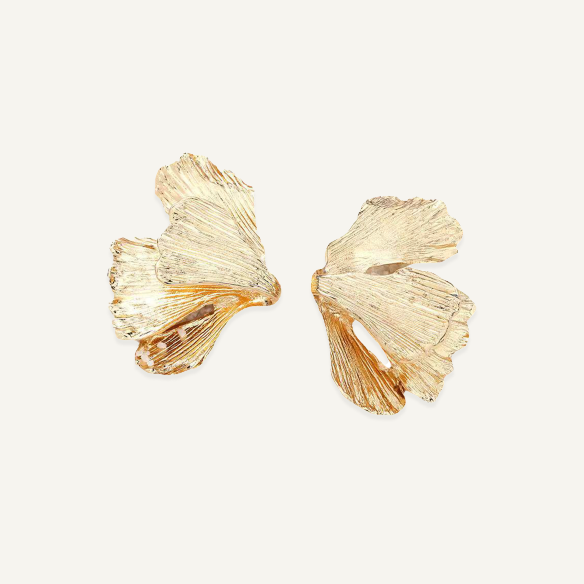 Fashion Personality New Metal Flower Earrings For Women