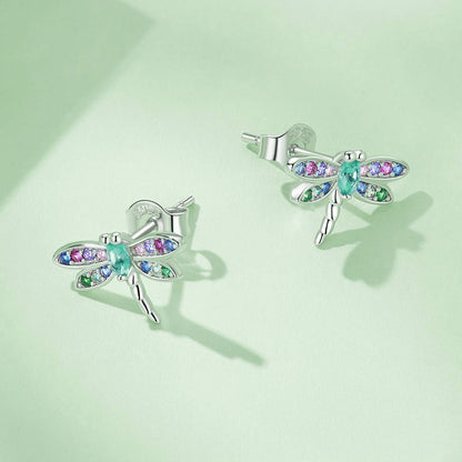 Women's Insect Plated Platinum Earrings